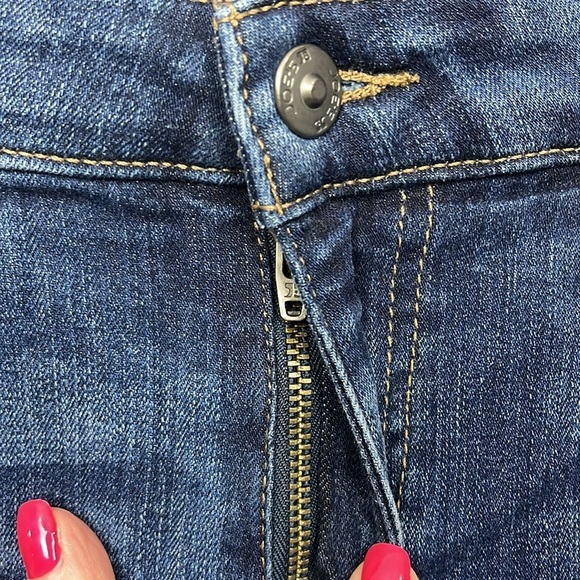 Joe’s “Jackie” Womens Jeans 29 Dark Wash Skinny Crop Button/Zip Fly Pockets EUC - Picture 2 of 16